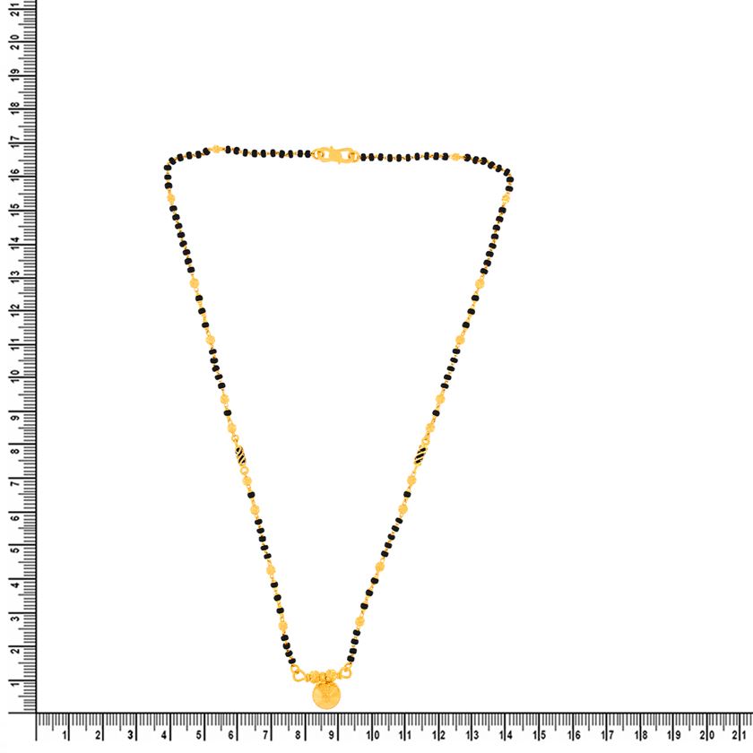 Petite Golden Charm 22K Short Mangalsutra