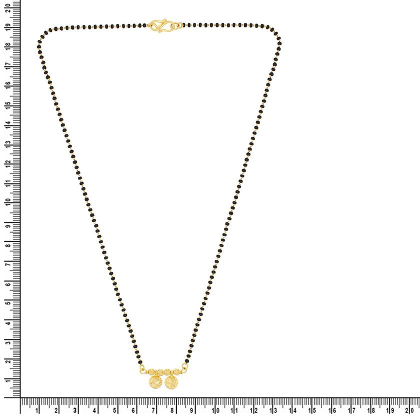 Modest Charm 22K Gold Short Mangalsutra