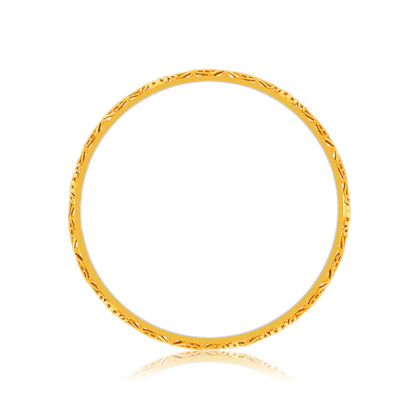 Glorious Charm Gold Bangle