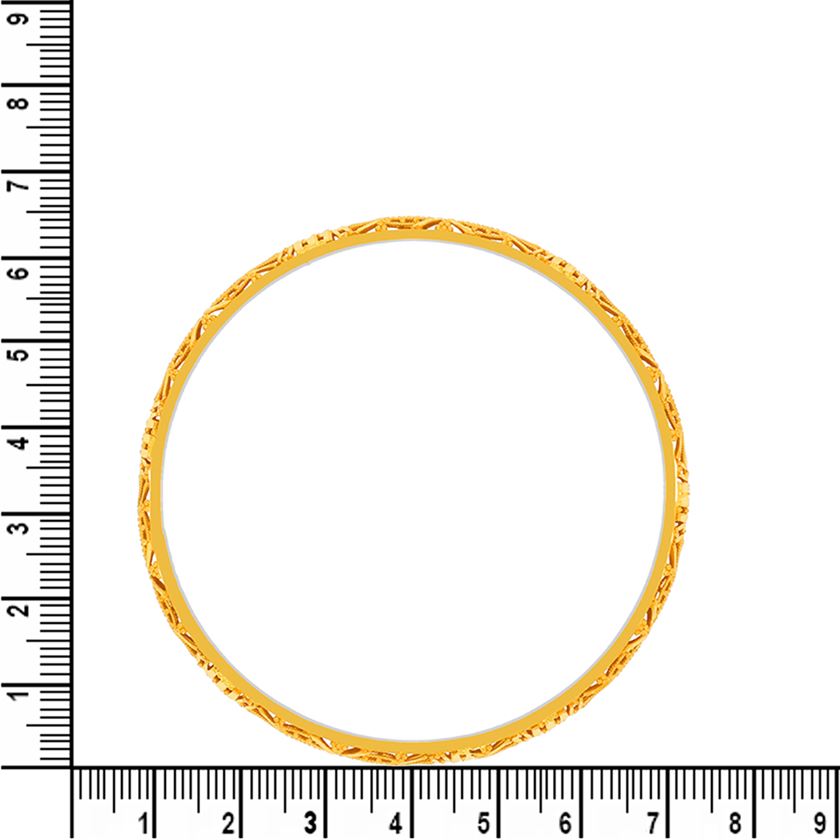 Glorious Charm Gold Bangle