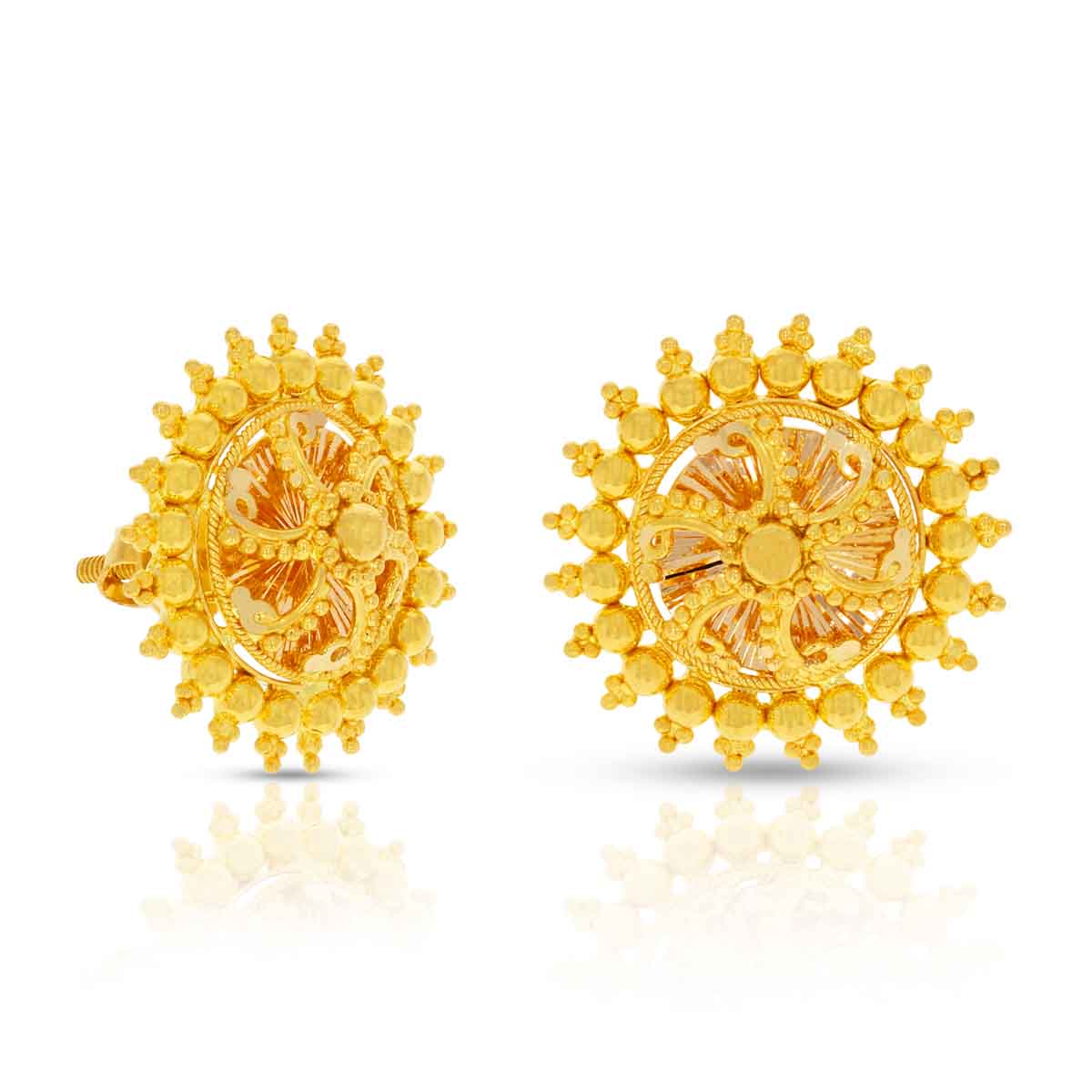 Glorious Classic 22K Gold Studs