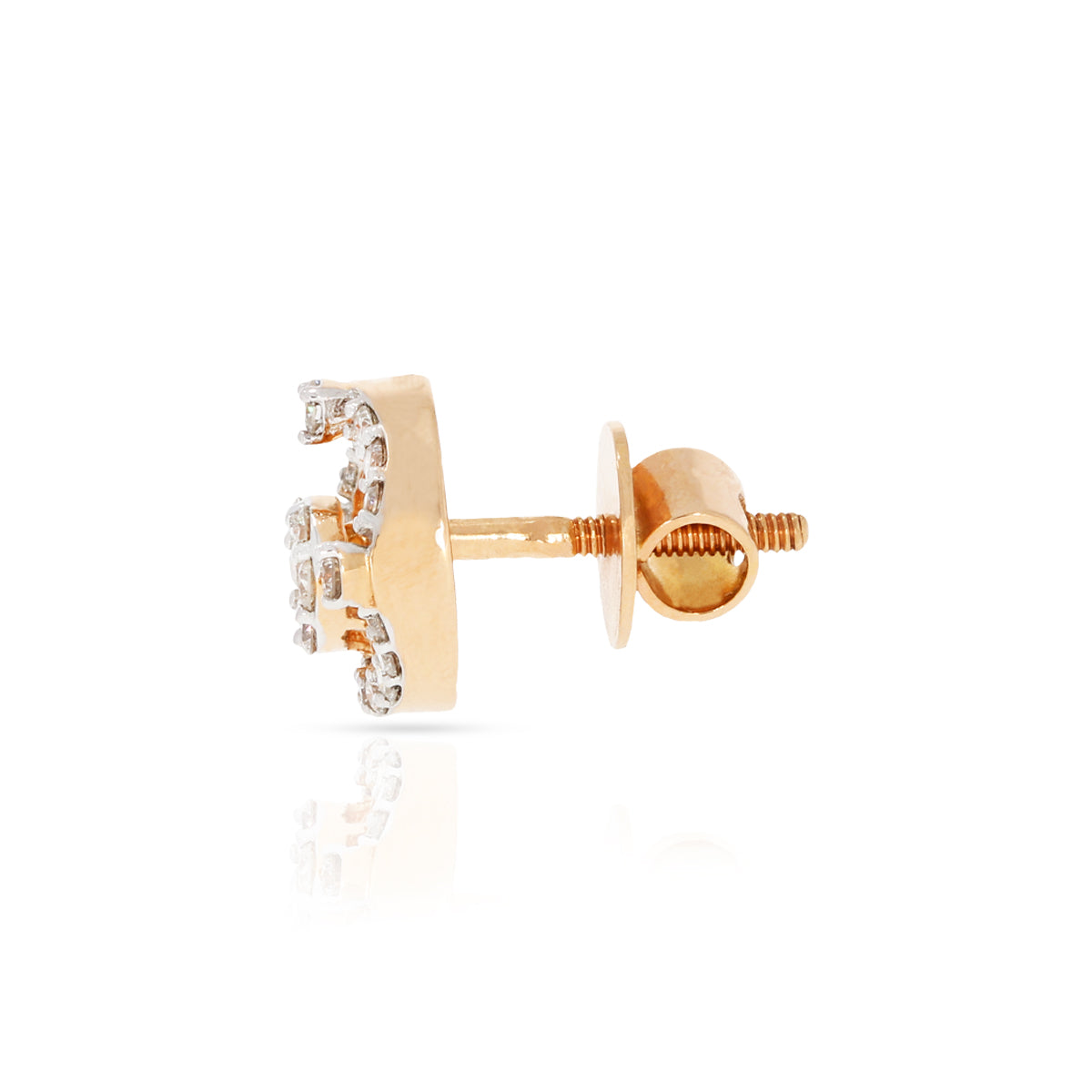 Rosy Dazzle Petite Oval Studs