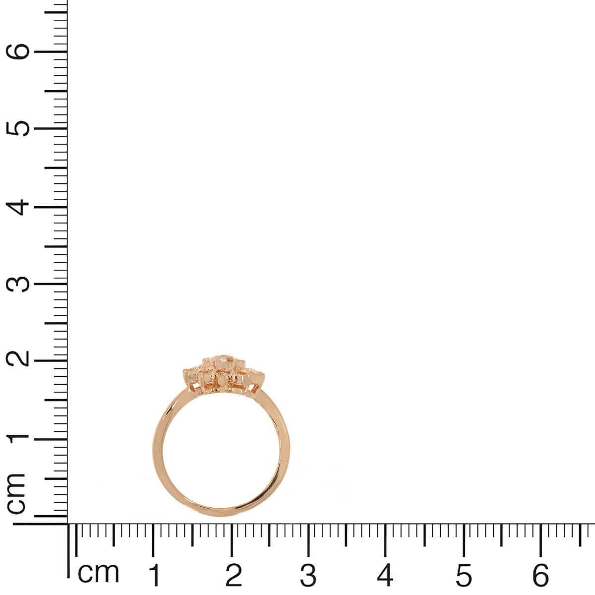 Natural Flower Charm Ring for Women