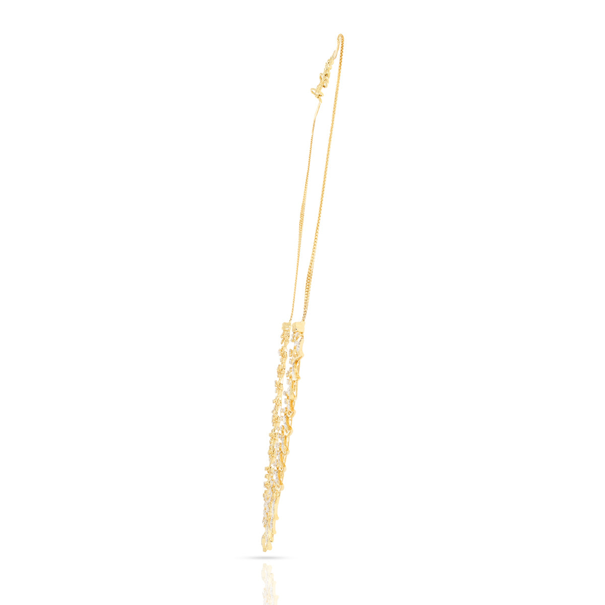 Delicate Shimmer Diamond Short Necklace
