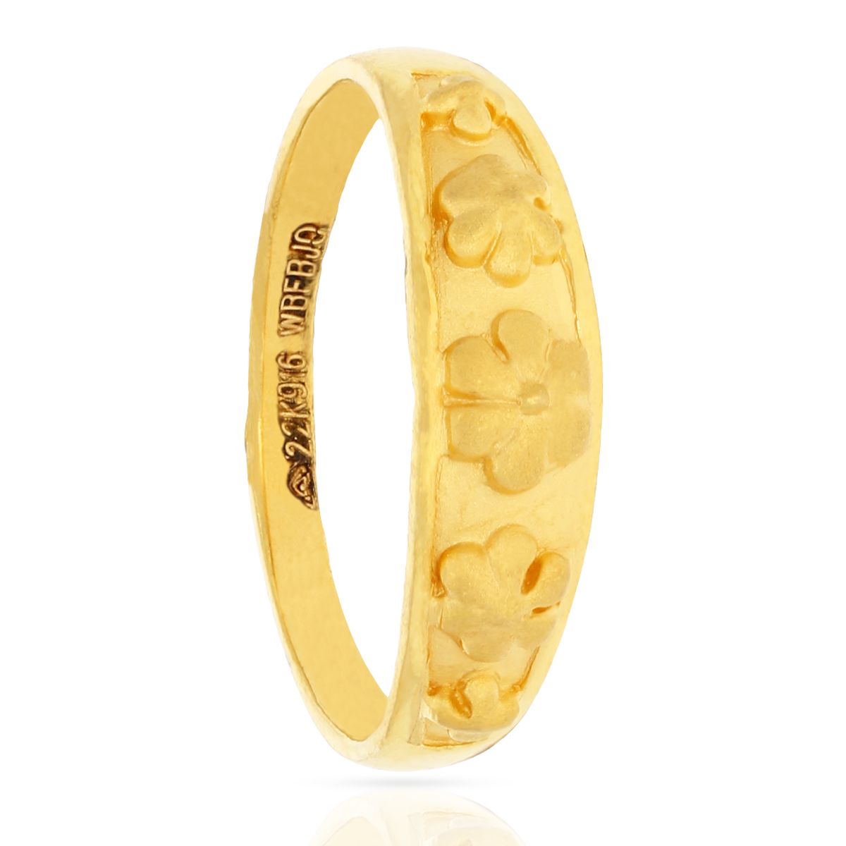 Gold Women Ring with Flora Charm