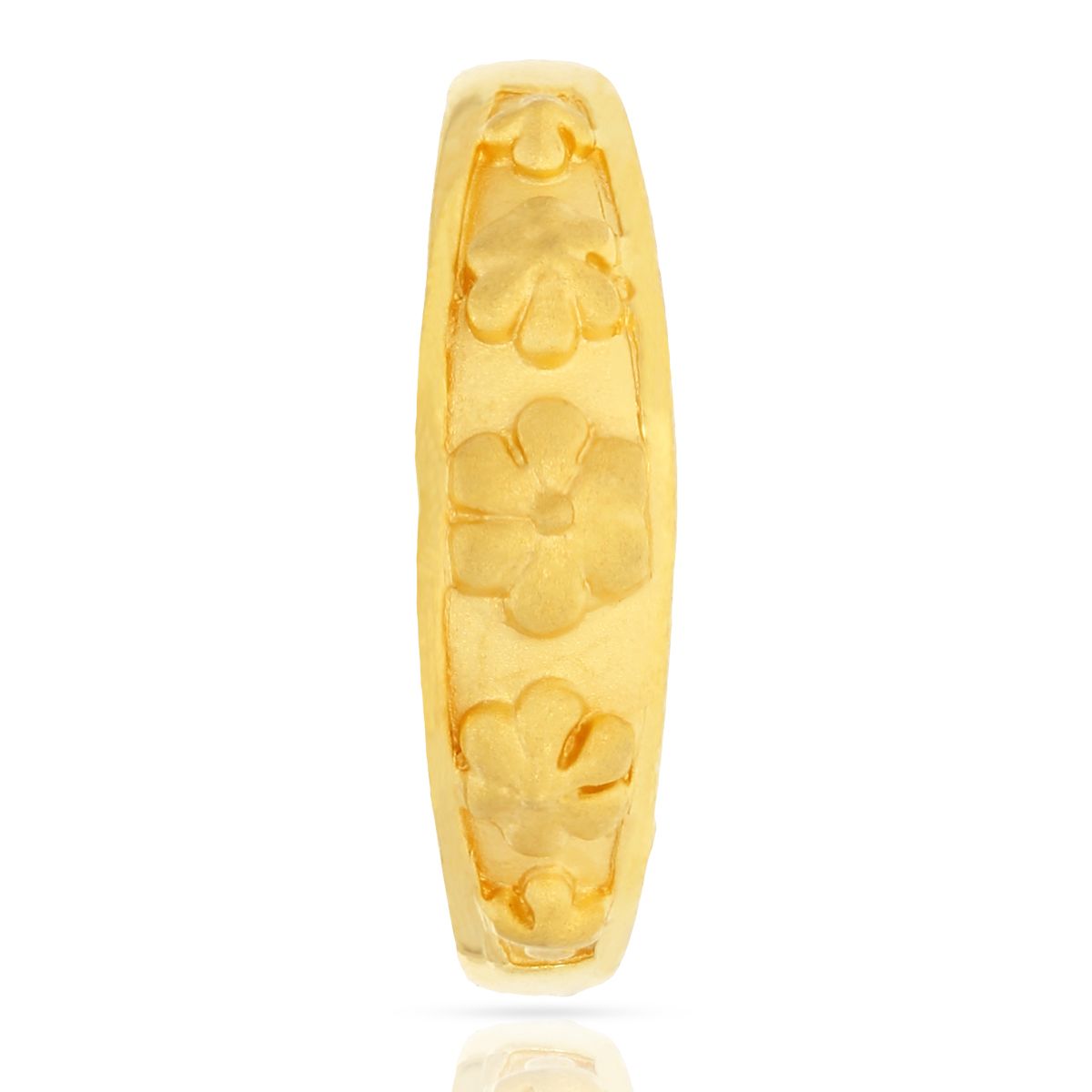 Gold Women Ring with Flora Charm