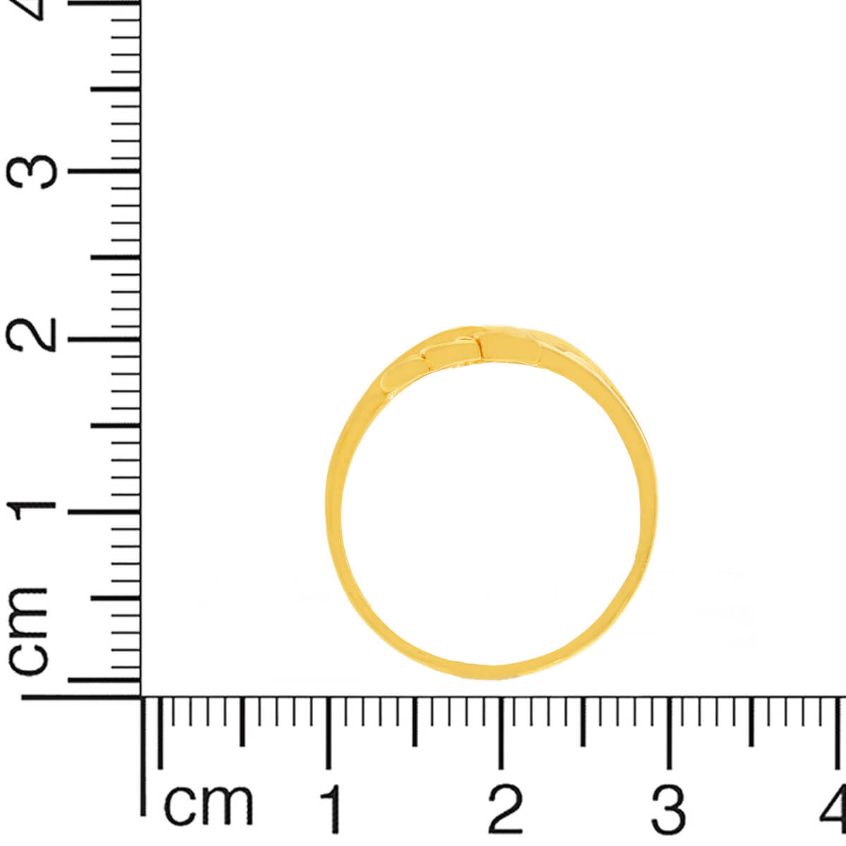 Riveting Gleam Gold Ring