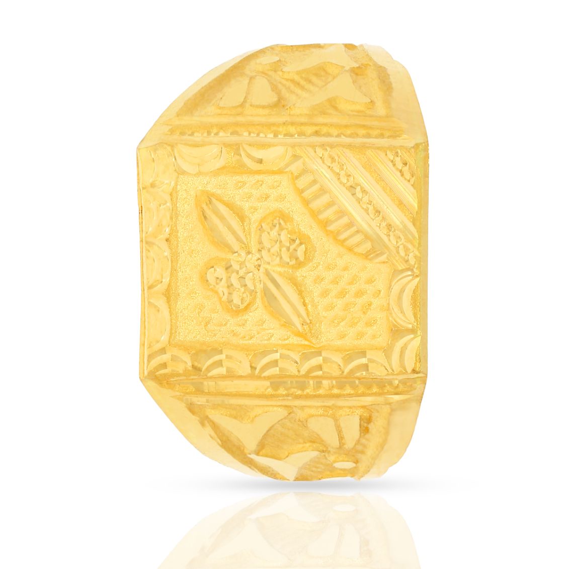 Golden Artisan Men Ring 22K