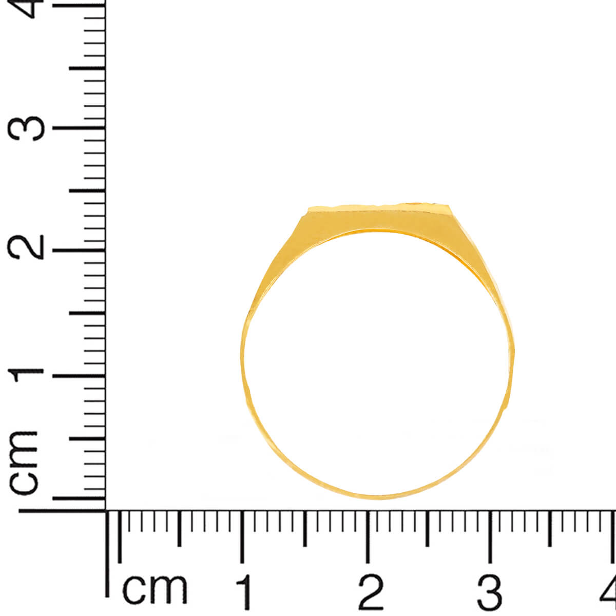 Golden Artisan Men Ring 22K