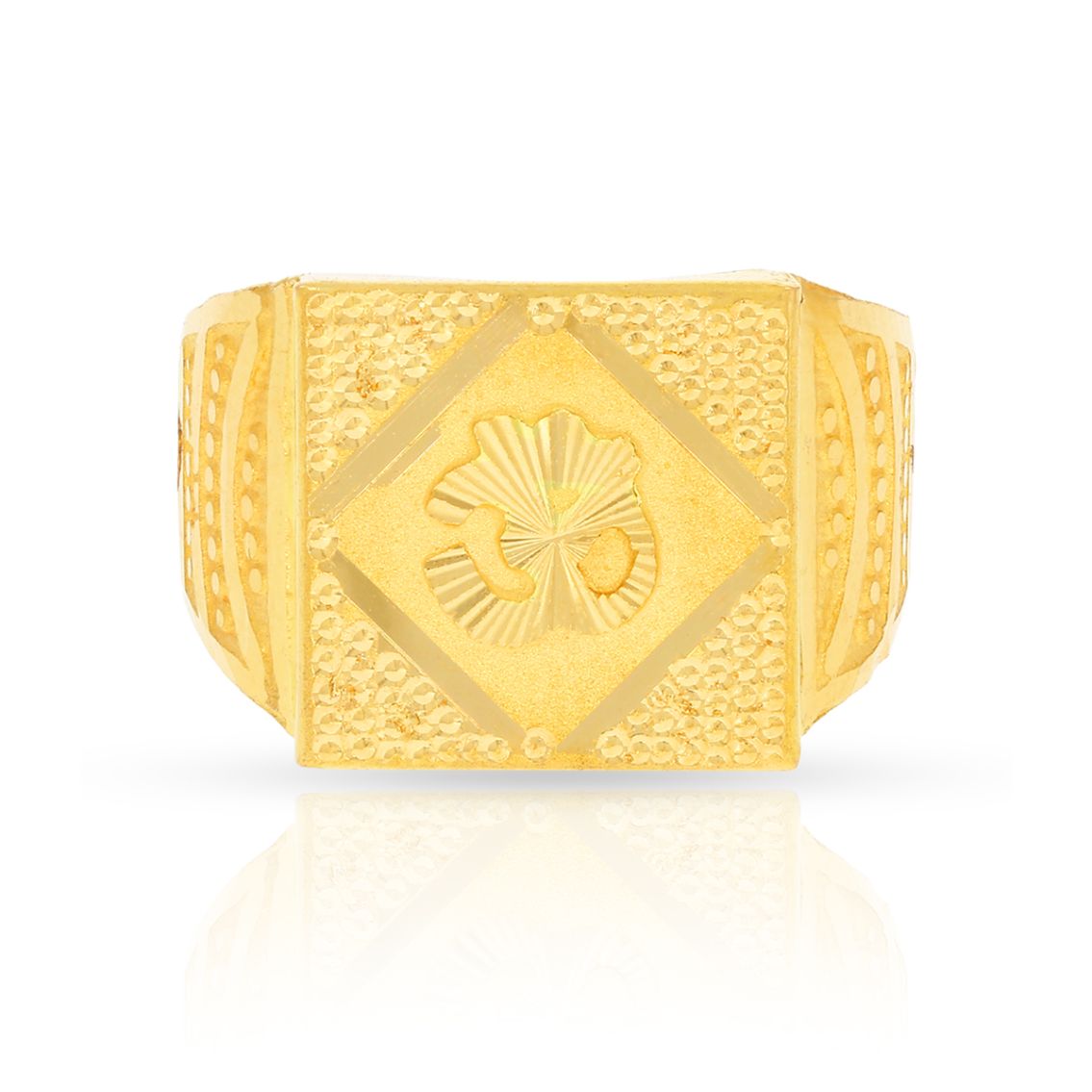 Boldly Crafted 22K Gold Men Ring