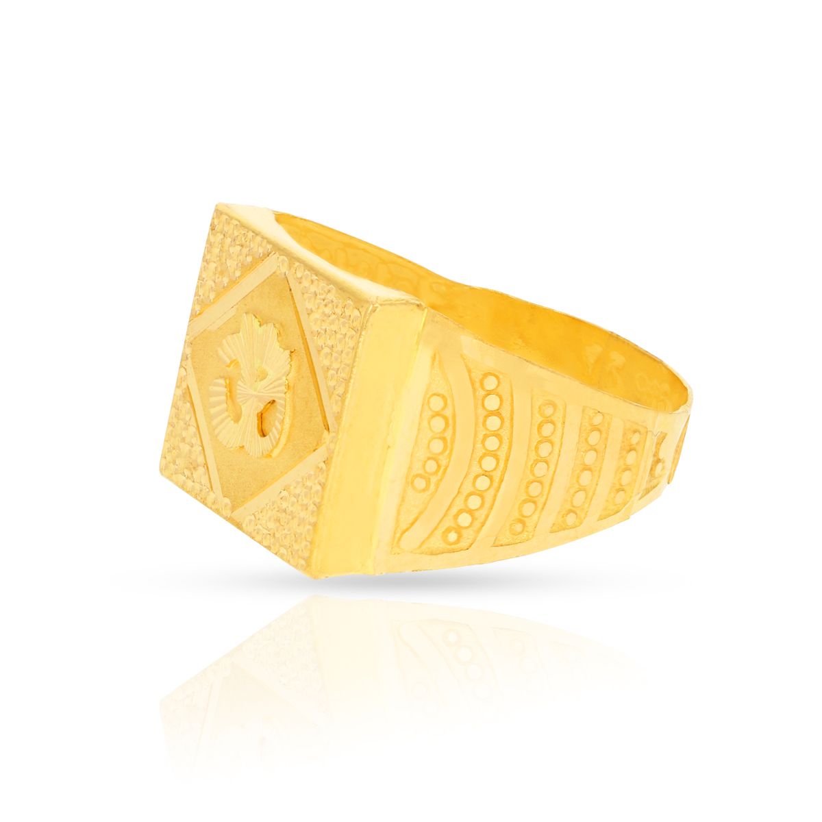 Boldly Crafted 22K Gold Men Ring