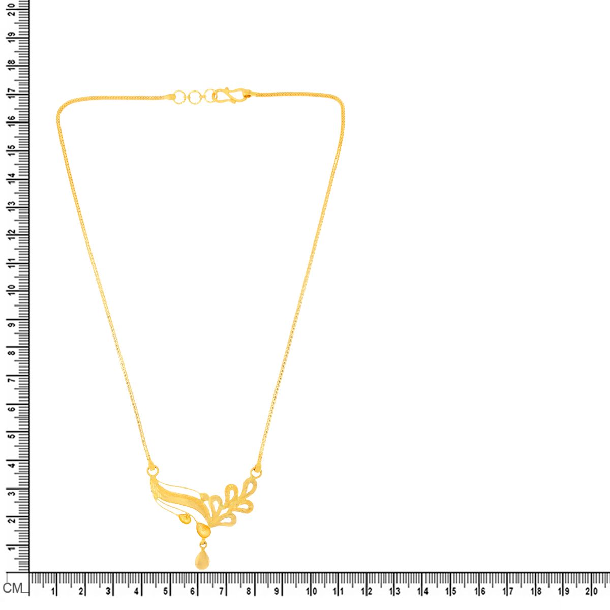 Radiant Bloom Gold Short Necklace