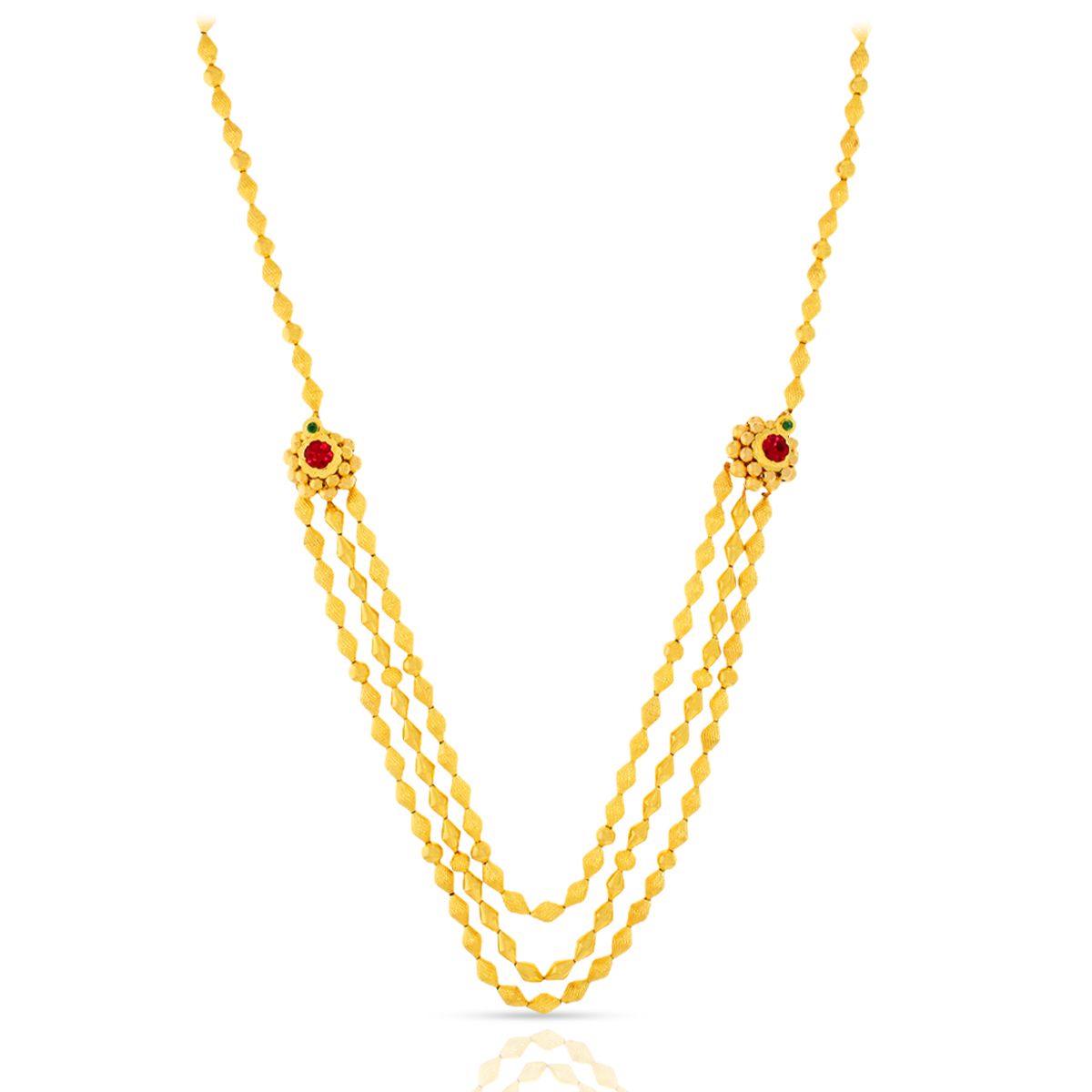 Charming Beads Gold Layer Necklace
