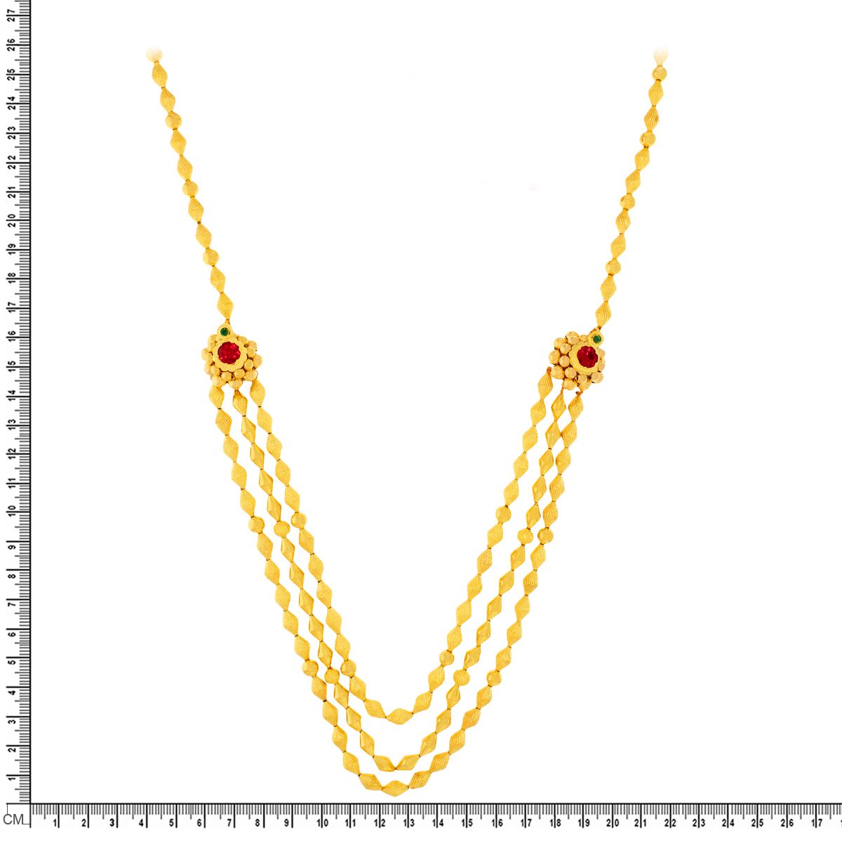 Charming Beads Gold Layer Necklace