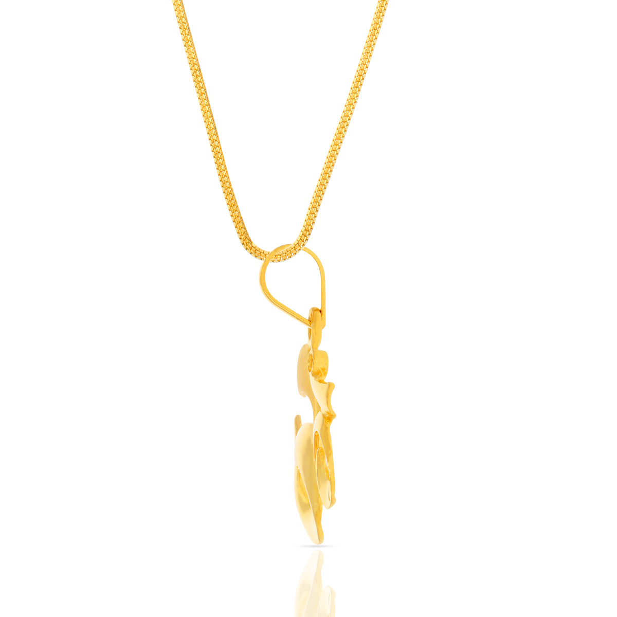 22K Celestial Grace OM Gold Pendant