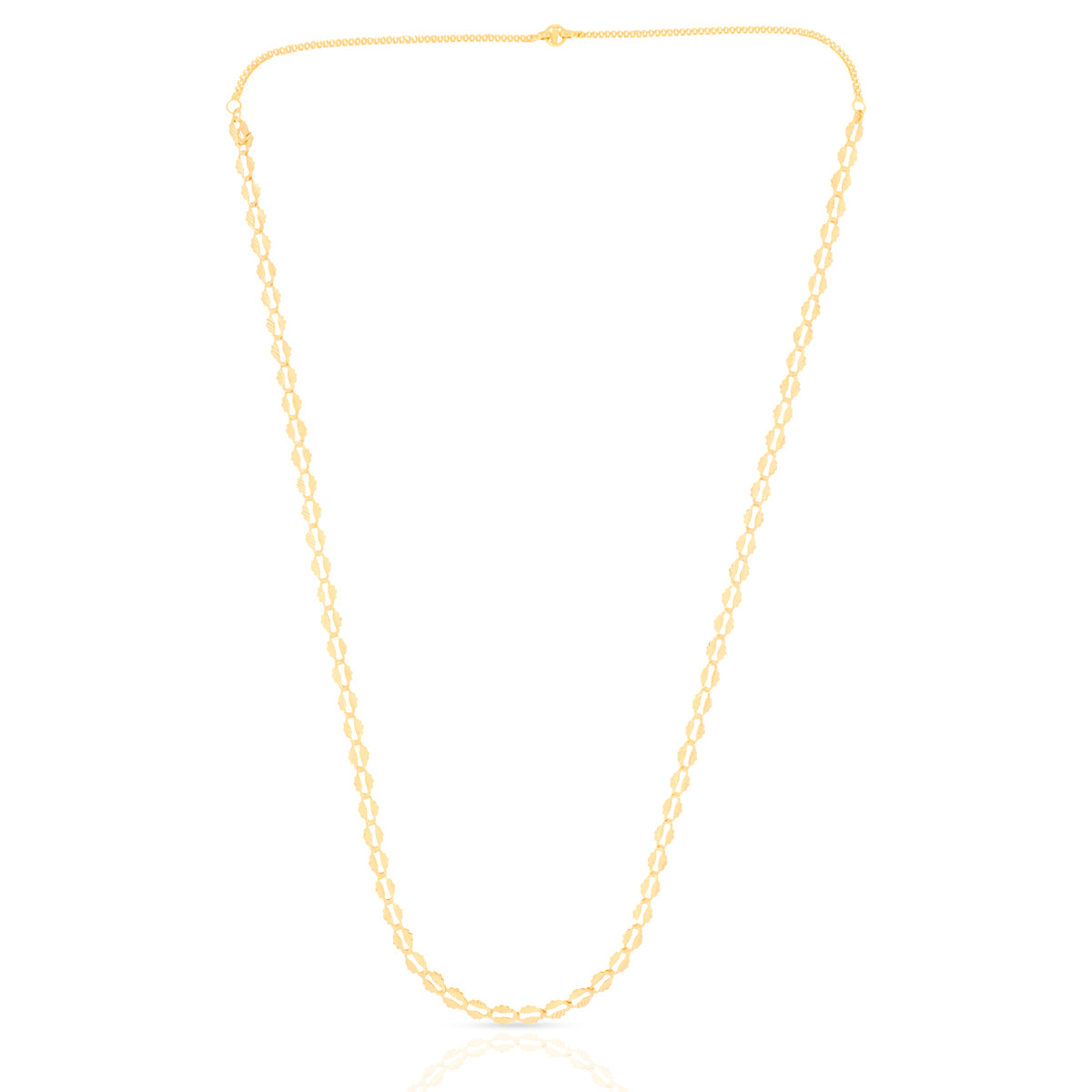 Simply Elegant Long Gold Necklace