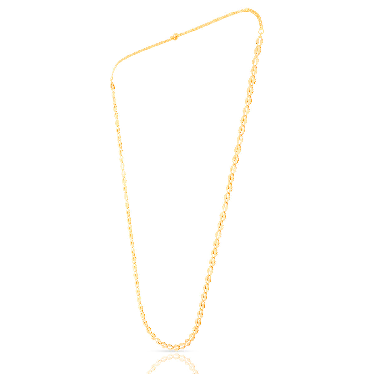 Simply Elegant Long Gold Necklace