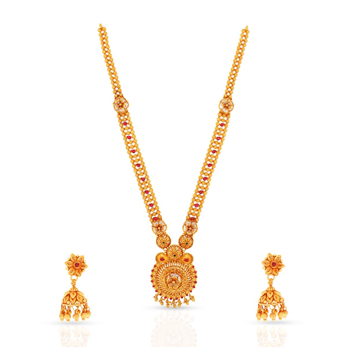 Vintage Luminous Wedding Gold Necklace