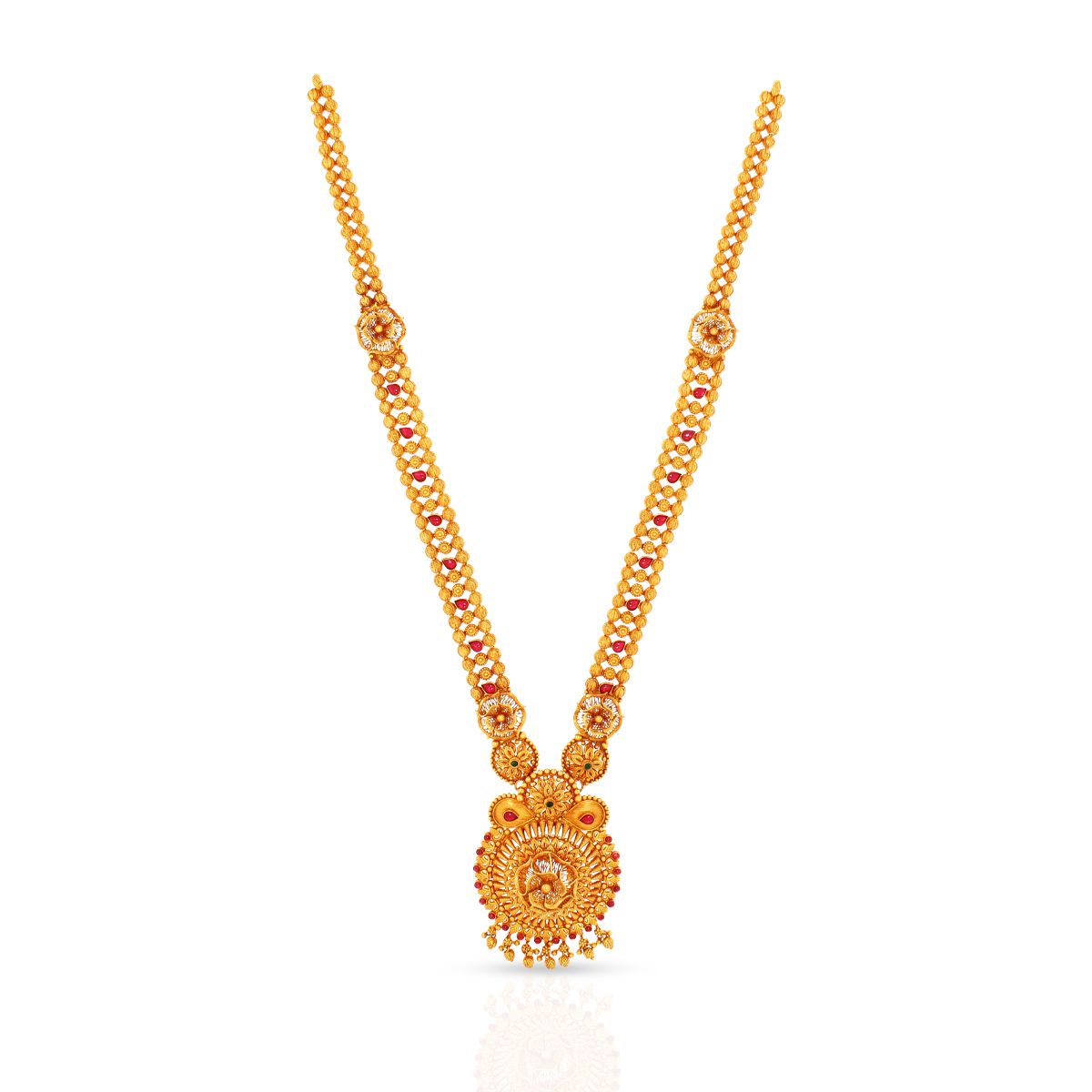 Vintage Luminous Wedding Gold Necklace