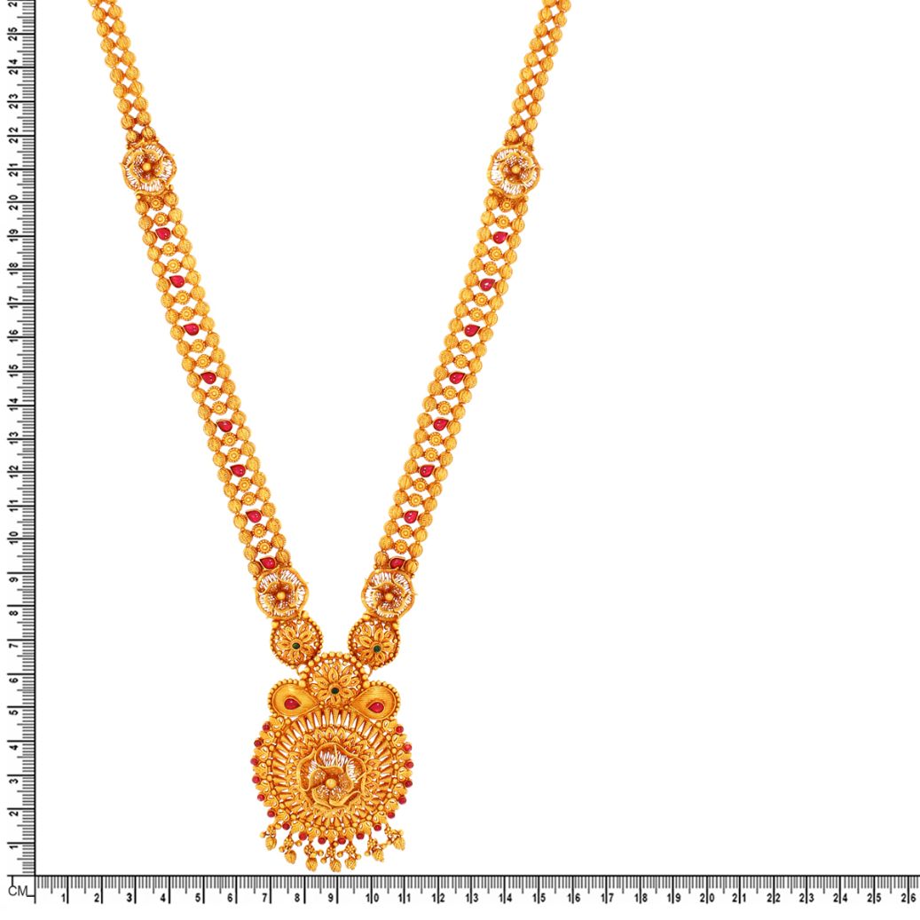 Vintage Luminous Wedding Gold Necklace