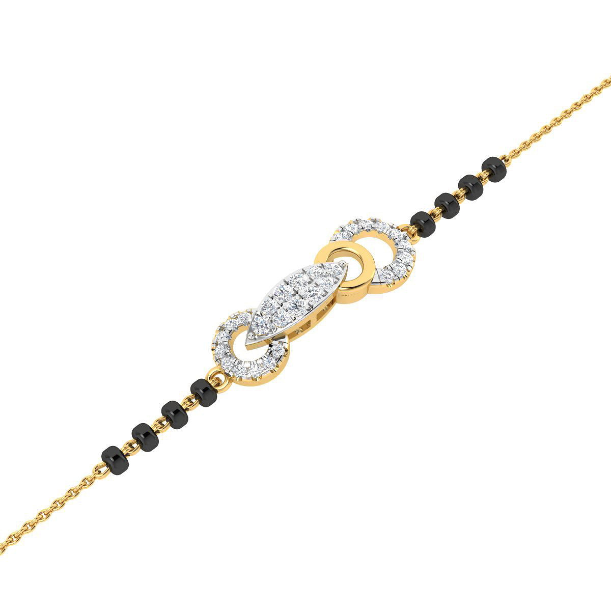 Gentle Charm 18K Diamond Mangalsutra Bracelet
