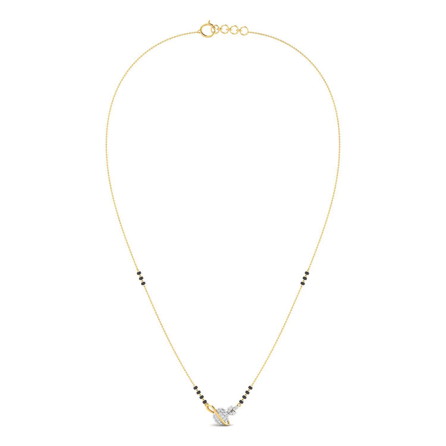 Captivating Elegance Diamond Short Mangalsutra 18K