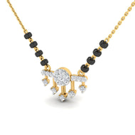 Dainty Dazzle 18K Diamond Short Mangalsutra