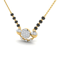 Sparkling Orb 18K Diamond Short Mangalsutra