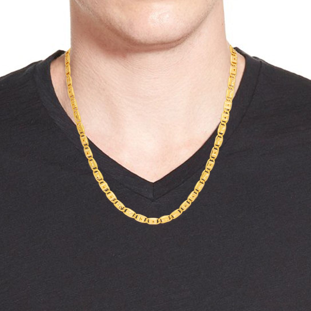Bold Radiance 22K Gold Chain for Men