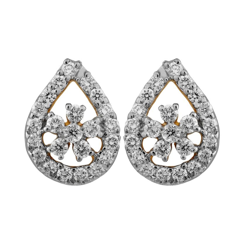 Vibrant Vintage Flair 18K Studs
