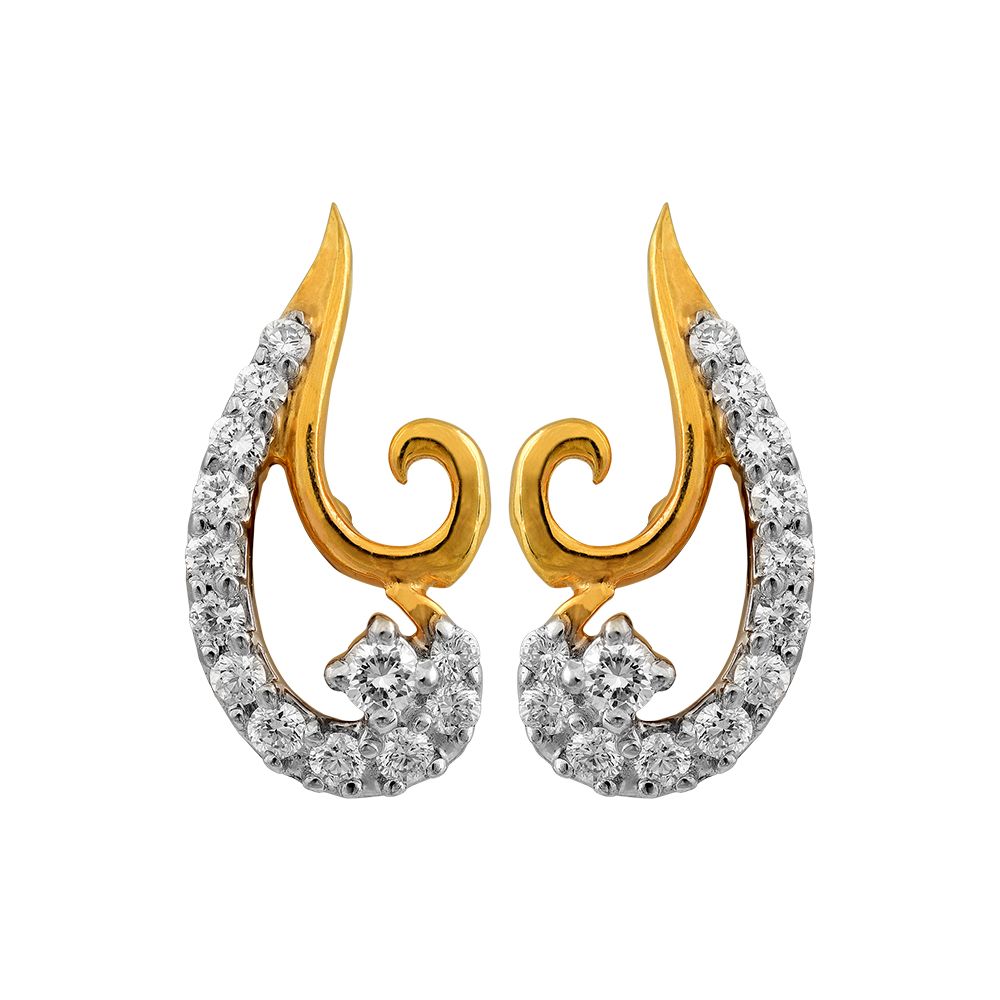 Mesmerizing Elegance 18K Studs