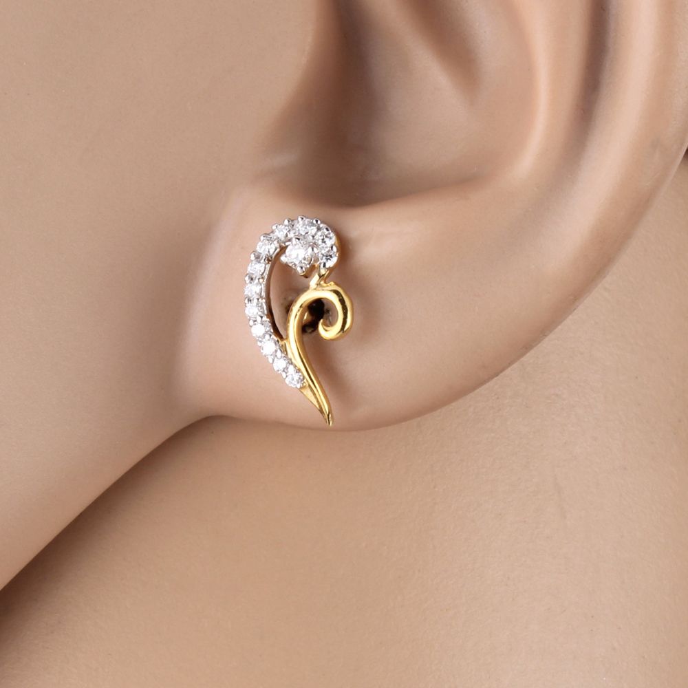 Mesmerizing Elegance 18K Studs