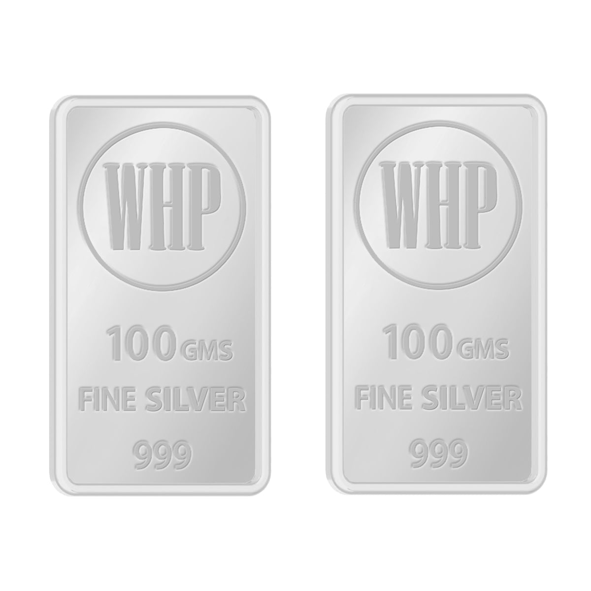WHP 999 Pure Silver Bar 200 gm Combo