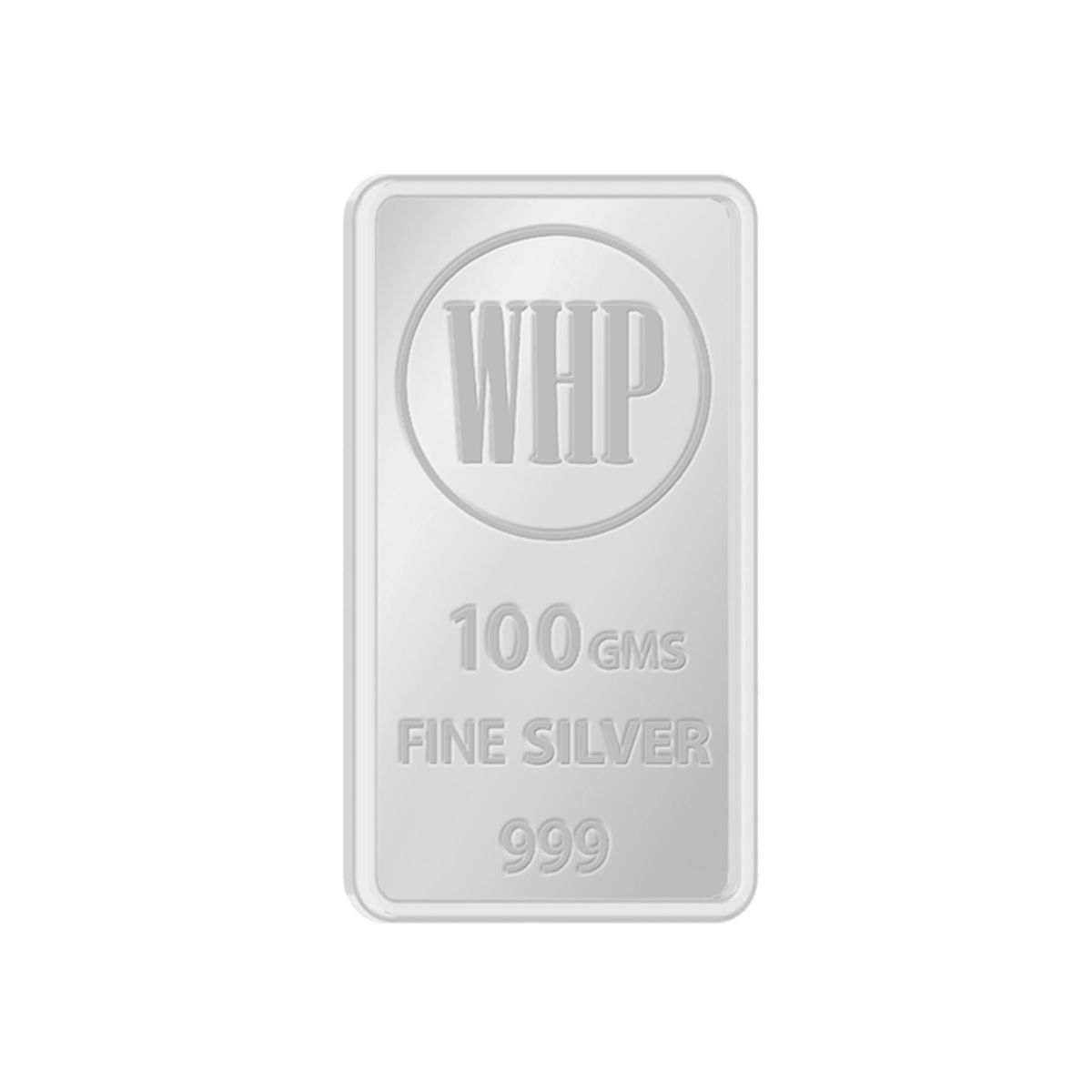 WHP 999 Pure Silver Bar 100 gm