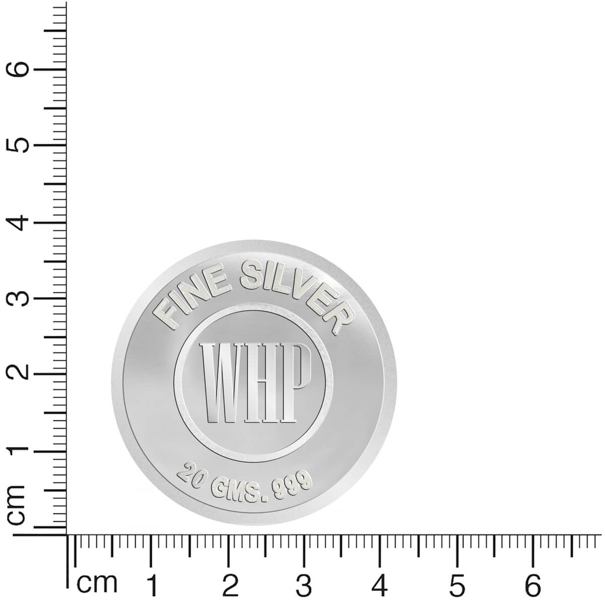 WHP 999 Pure Silver Trimurthi (Laxmi, Saraswathi & Ganesh) Coin 20 gm