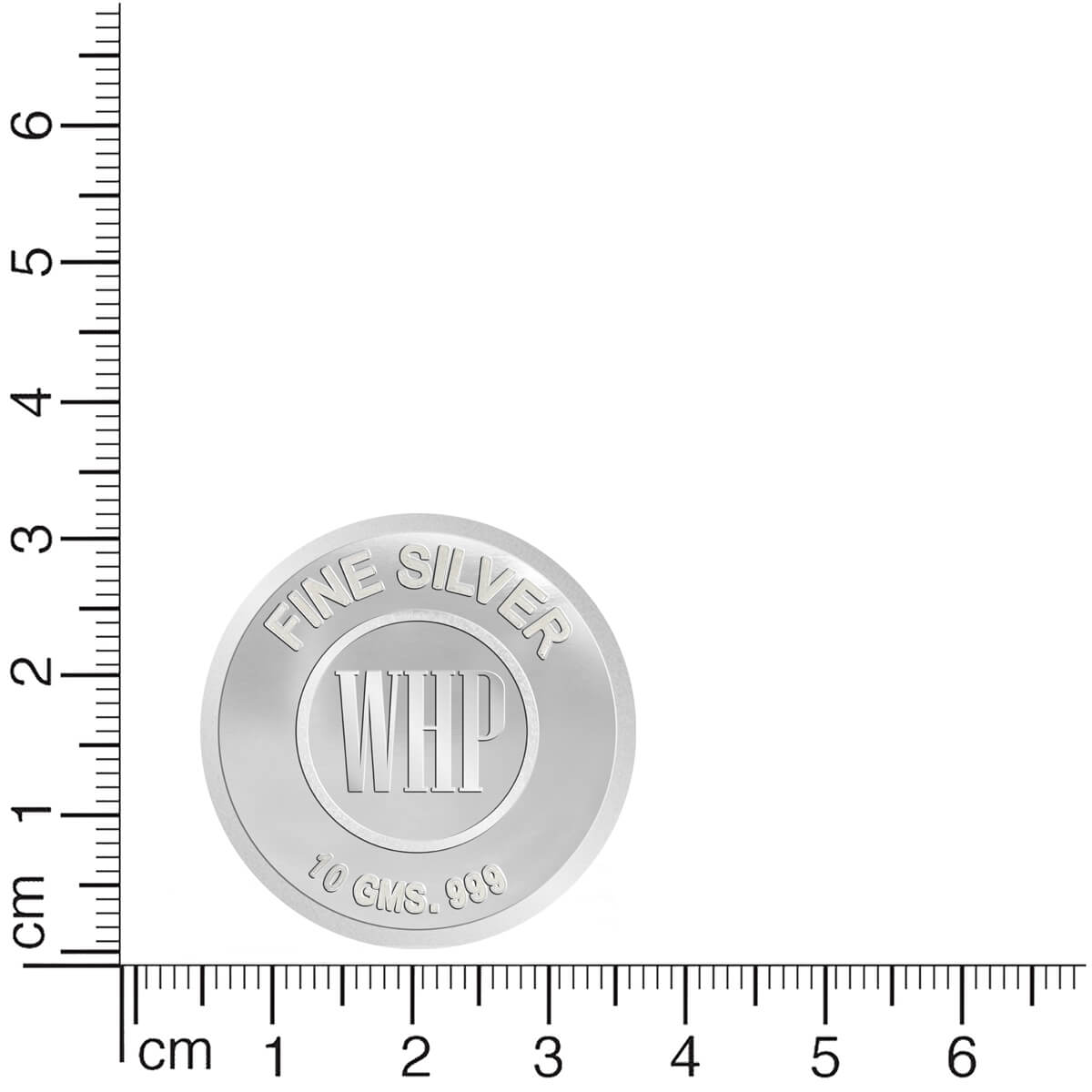 WHP 999 Pure Silver Ganesh Coin 10 gm