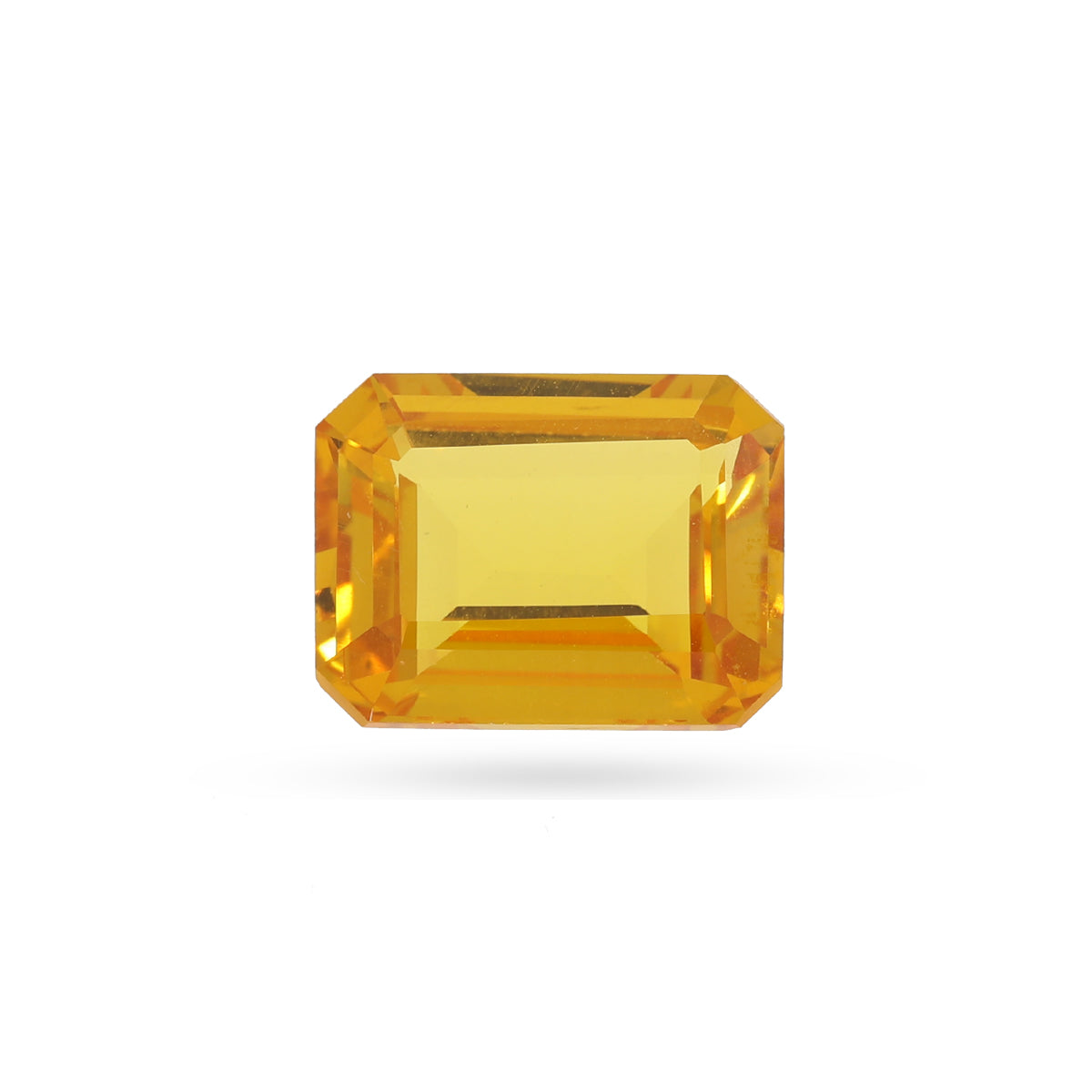 WHP Jewellers 6.63 Carat Yellow Sapphire Pukhraj Stone with Lab Certified for Astrological Purpose