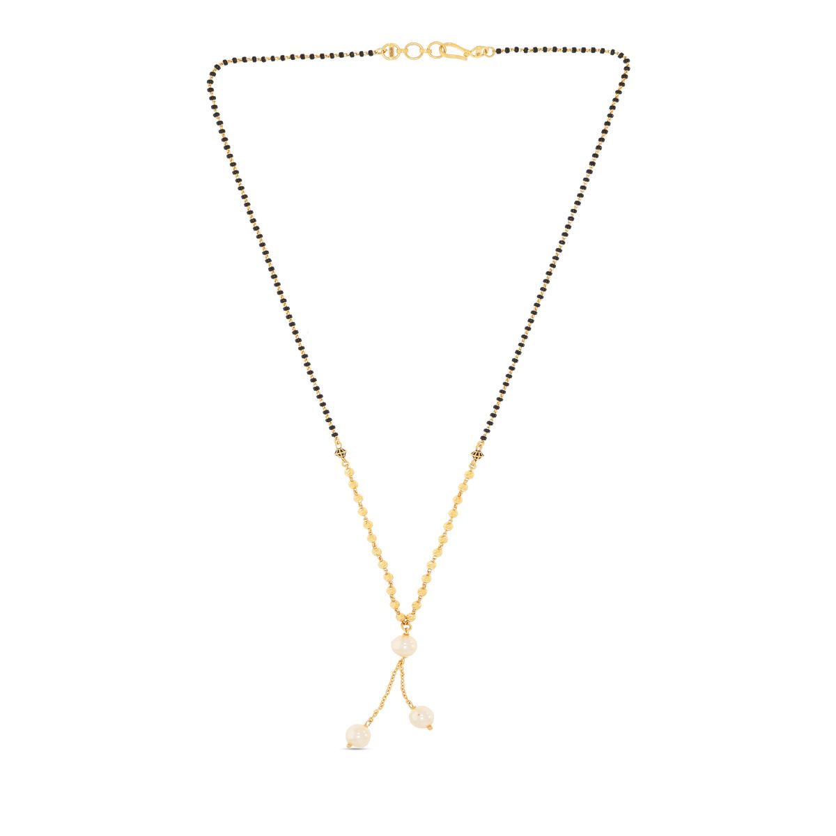 Minimalistic Charm 22K Gold Short Mangalsutra