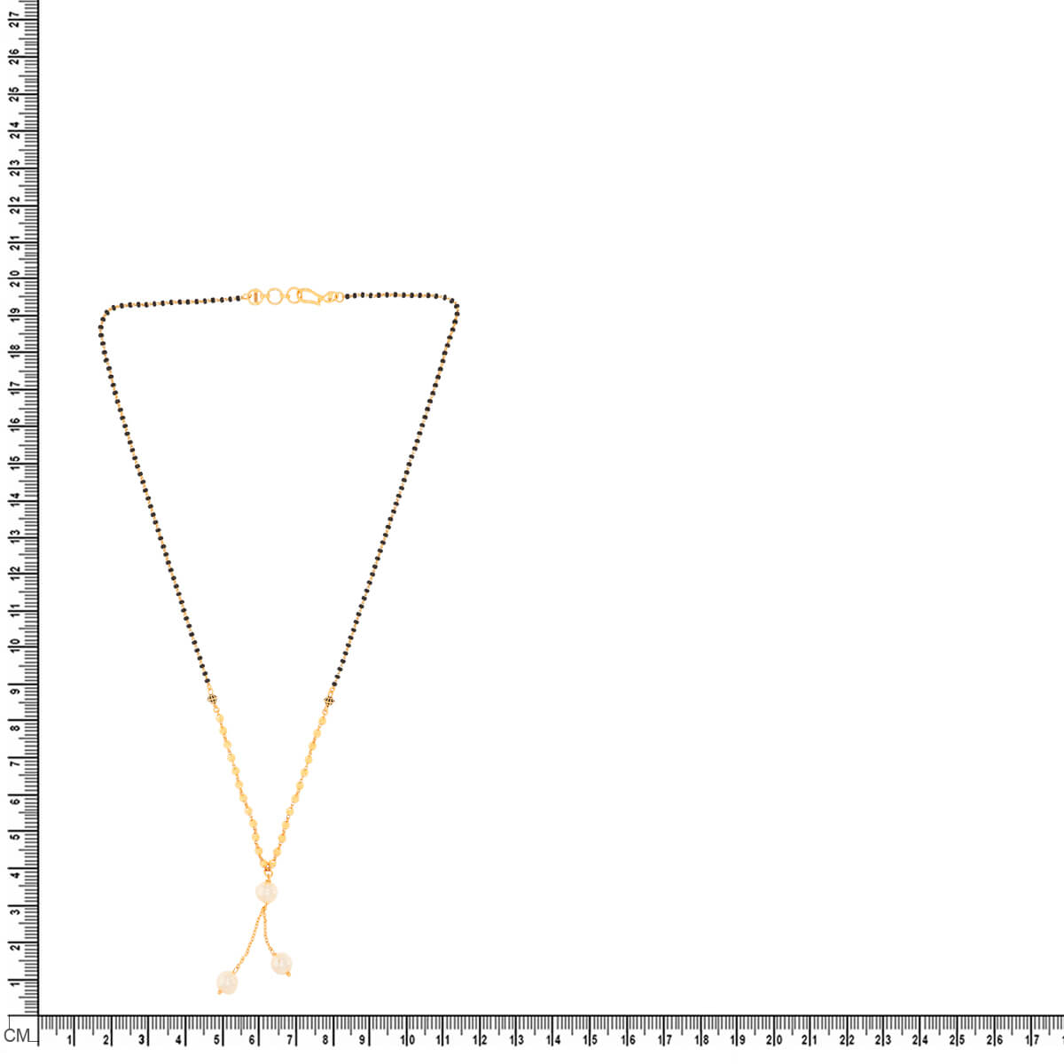 Minimalistic Charm 22K Gold Short Mangalsutra