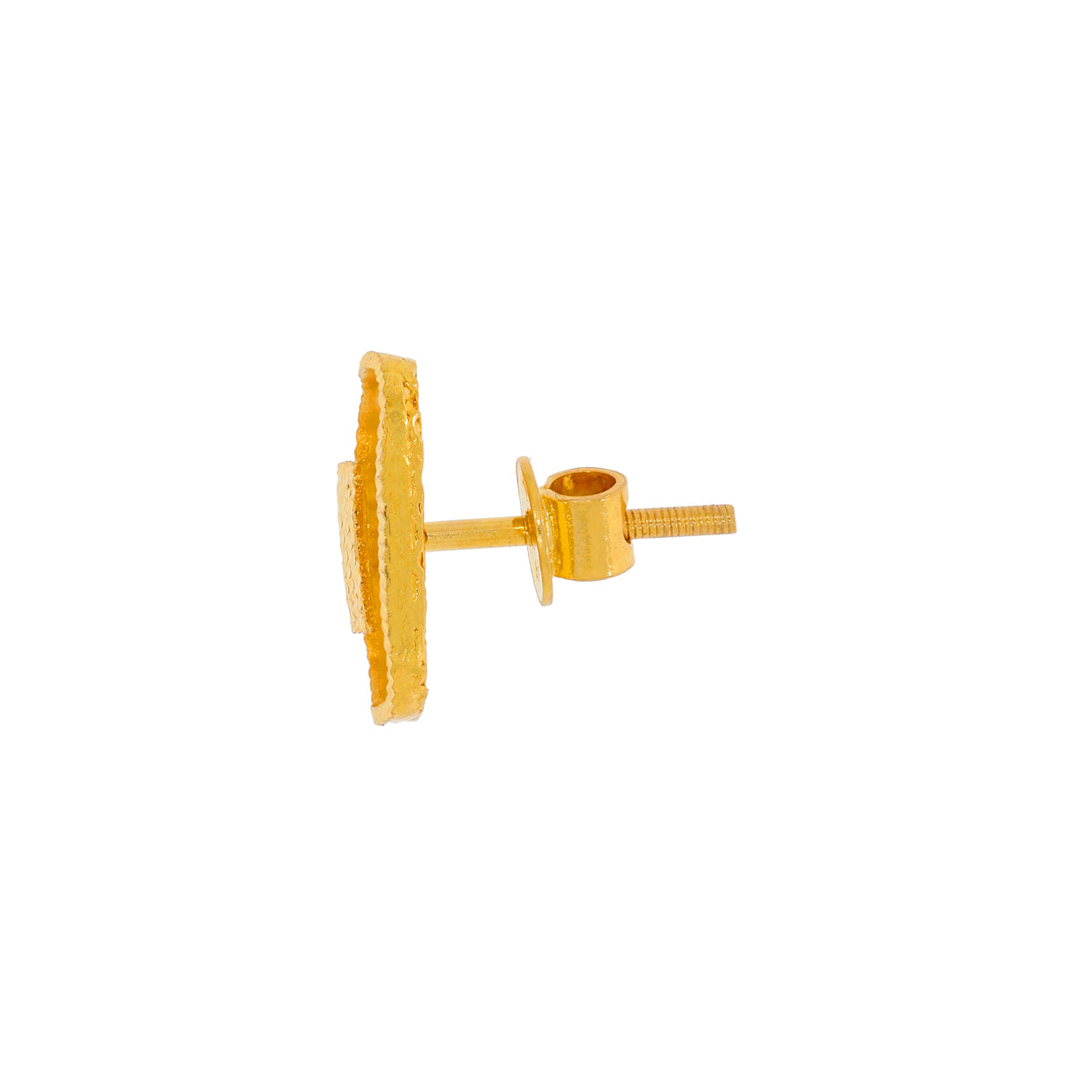 Jhali Elegance Square Studs in 22K Gold