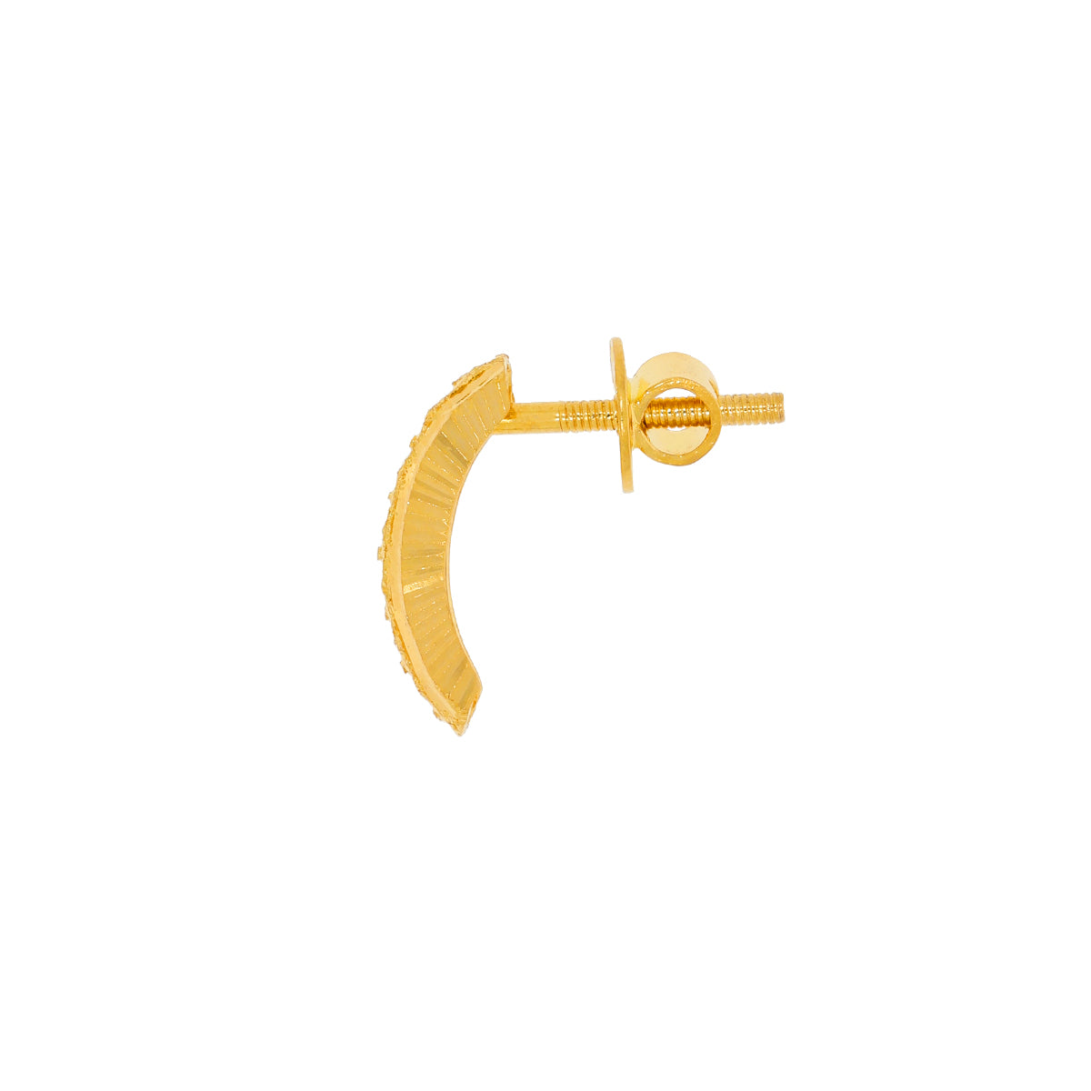 Effortlessly Sleek 22K Gold Studs
