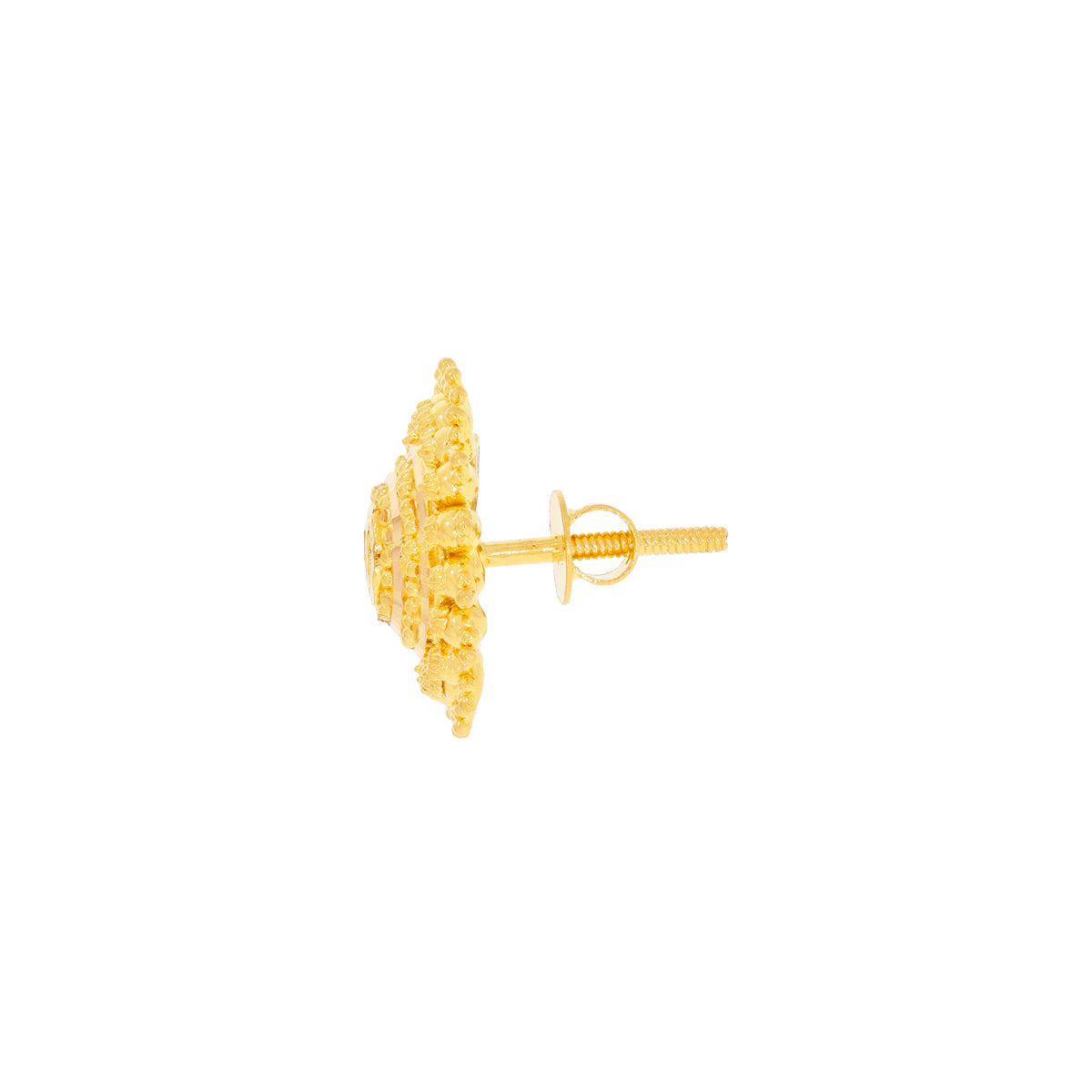 Warm Delightful 22K Gold Stud Earrings