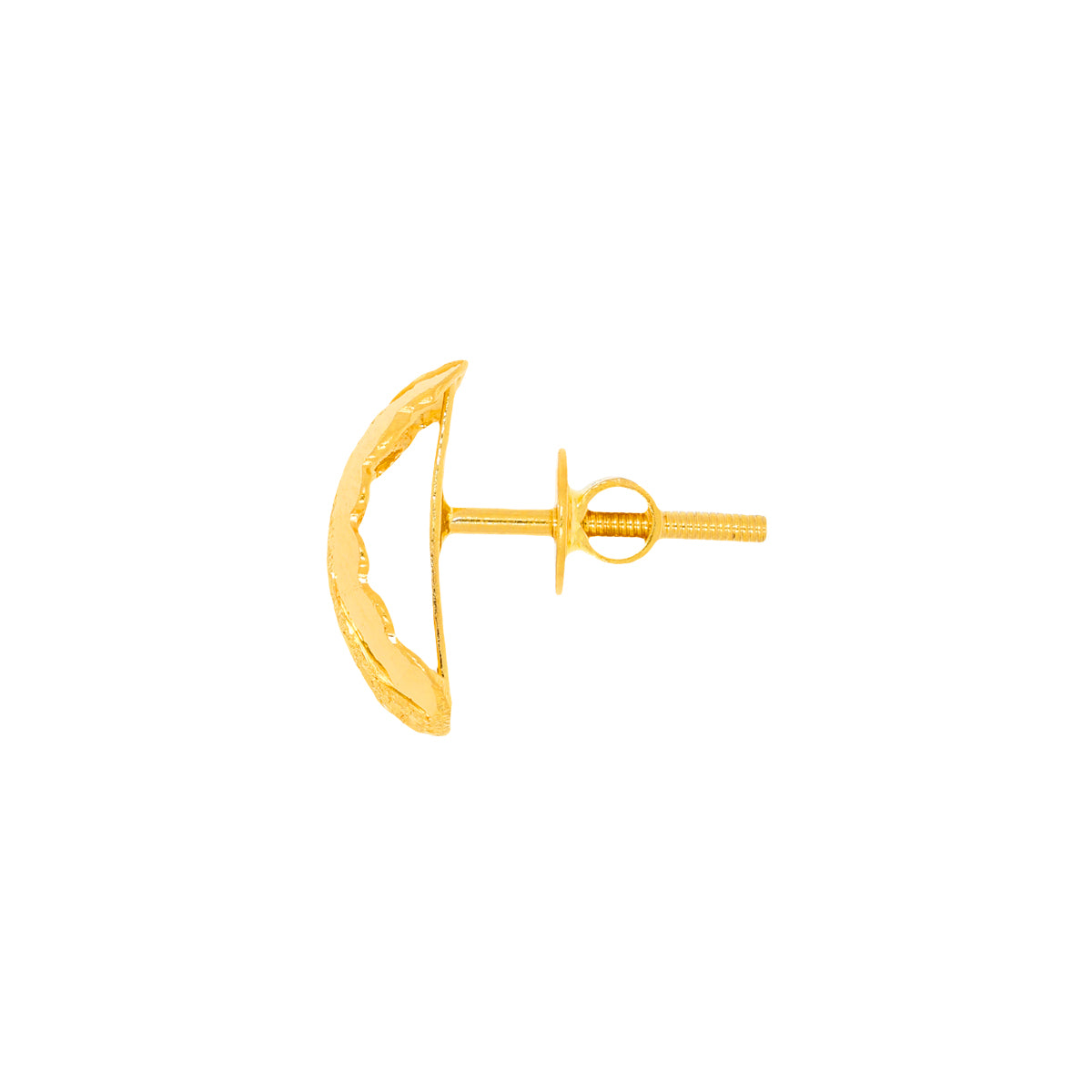 Shimmering 22K Gold Studs for Sleek Look