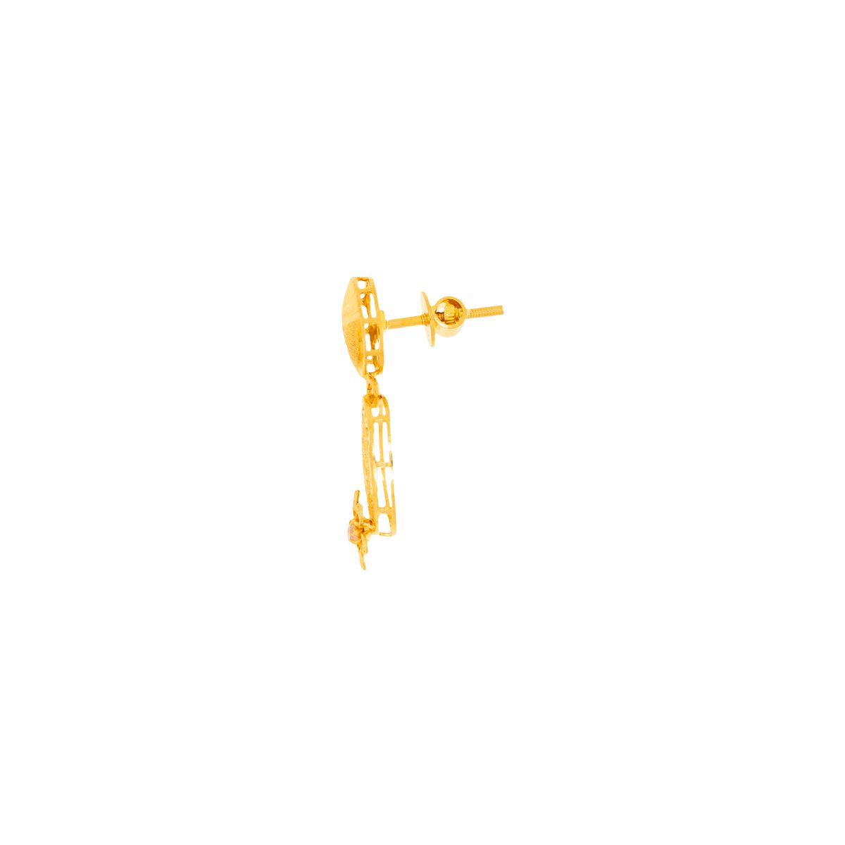 Minimal Flair Gold Danglers 22K