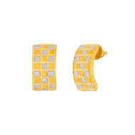 22K Chic Slender Gold Studs