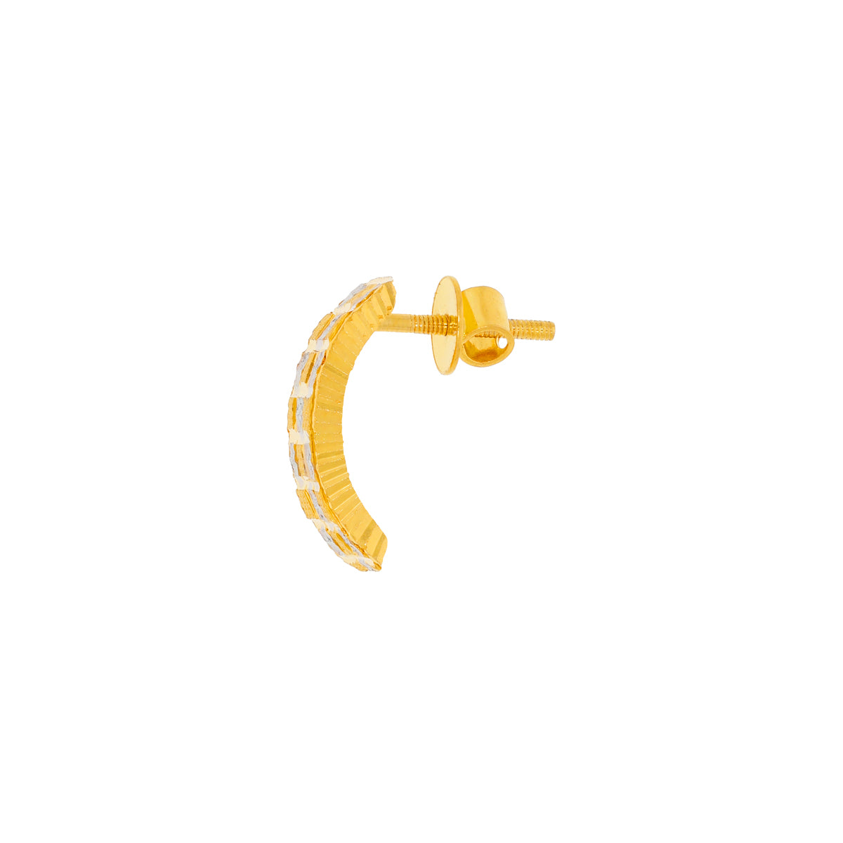 22K Chic Slender Gold Studs