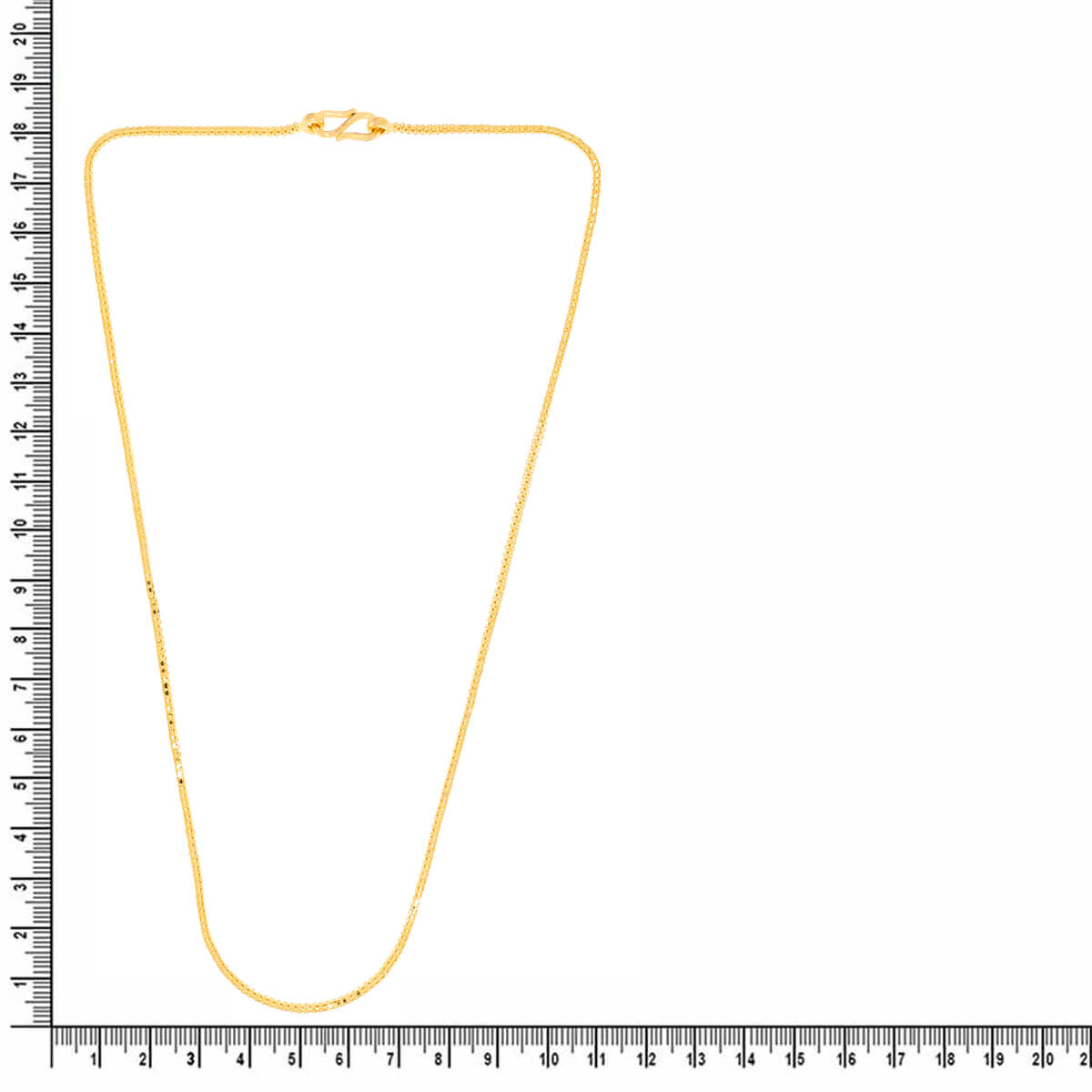 Slender Glow Gold Chain For Women