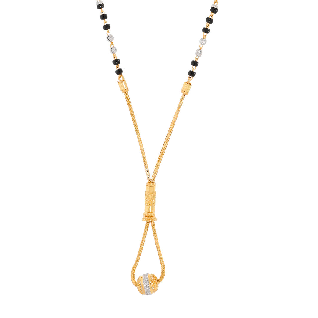 Aesthetic Elegance 22K Gold Short Mangalsutra