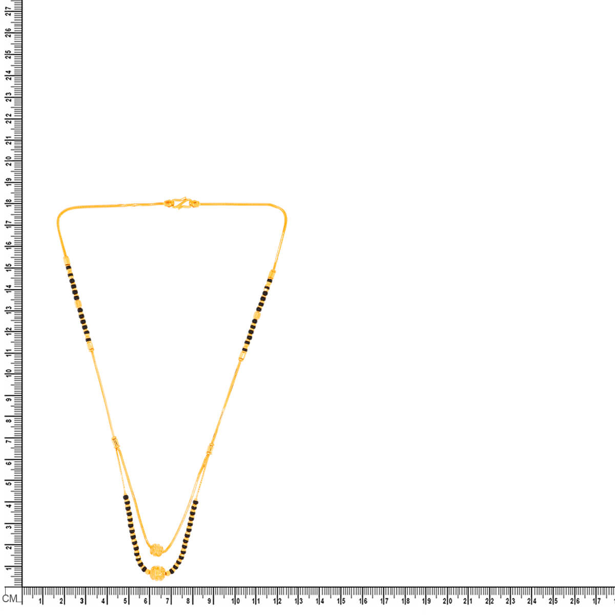 Classic Style 22K Gold Short Mangalsutra