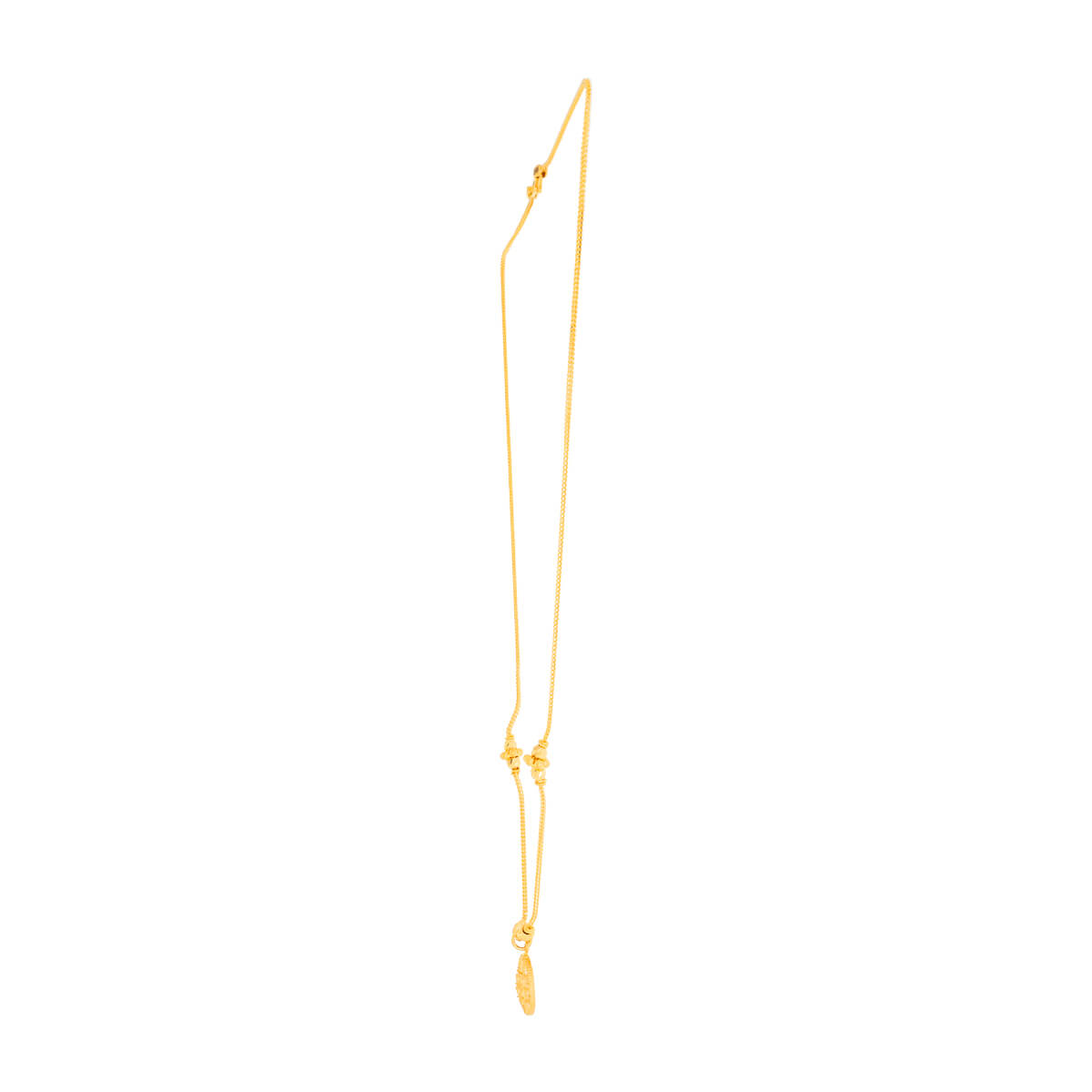 Golden Net In Orb Short Necklace